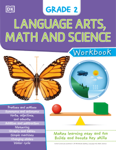 Grade 2 Language Arts, Math, and Science Workbook