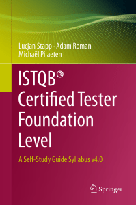 ISTQB Foundation Level Exam Guide: Syllabus v4.0