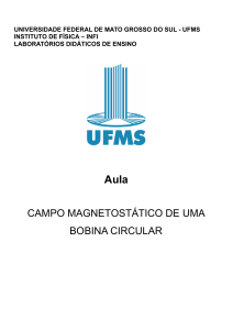 Campo Magnetost&aacute;tico de uma Bobina Circular - Manual de Laborat&oacute;rio