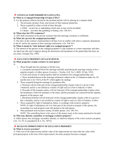 Conjugal Partnership of Gains (CPG) Explained: Family Law Guide