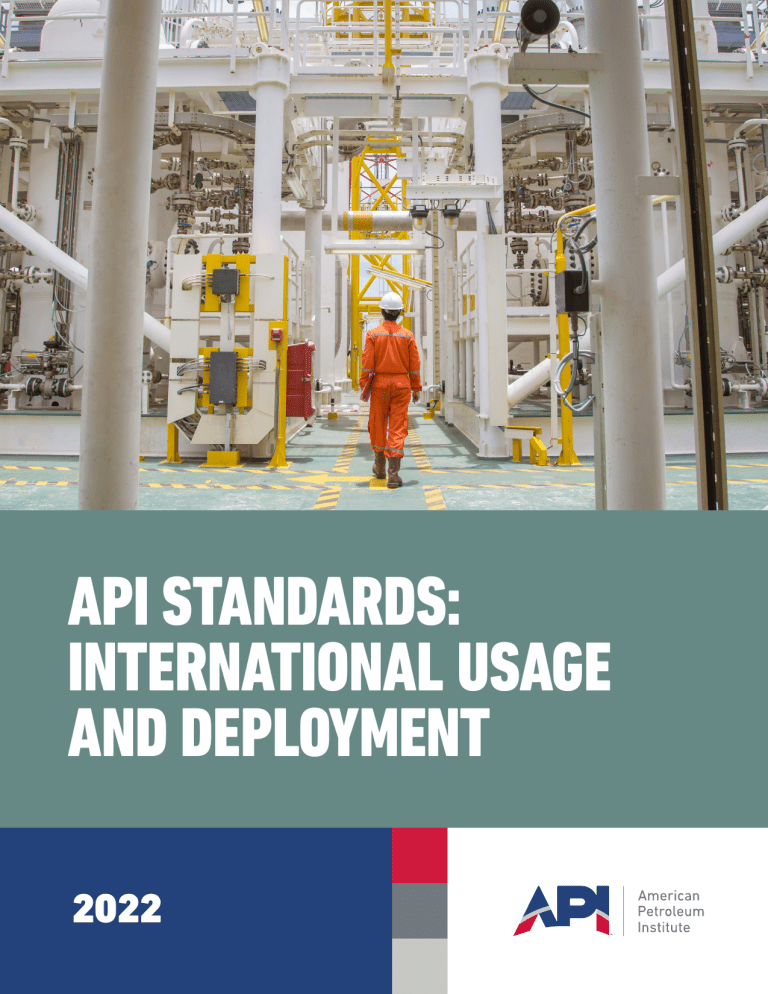API Standards: International Usage & Deployment Report 2022