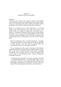 Rebirth and the Gandhabba in Early Buddhist Discourses by Anālayo