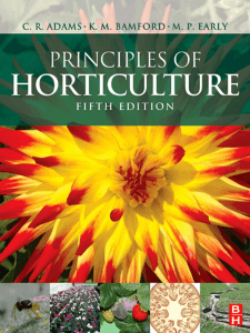 Principles of Horticulture Textbook, 5th Edition
