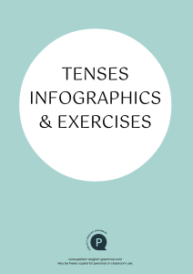 English Verb Tenses: Infographics & Exercises