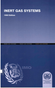 Inert Gas Systems Guidelines - IMO 1990 Edition