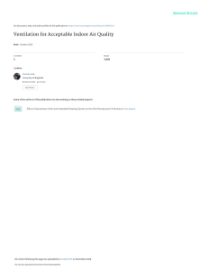 ANSI/ASHRAE Standard 62.1-2019: Ventilation for Indoor Air Quality