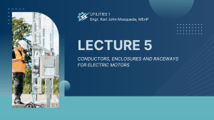 PEC Requirements for Motor Conductors, Enclosures & Raceways | Lecture 5