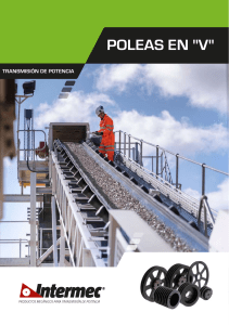 Manual T&eacute;cnico de Correas en V y Poleas | Intermec S.A.