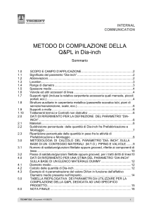 Metodologia di Compilazione Q&PL in Dia-inch