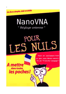 Guide NanoVNA pour la mesure d'antennes pour d&eacute;butants