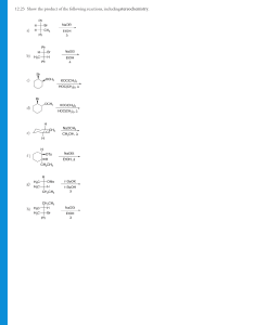 Organic Chemistry Elimination Reactions Worksheet