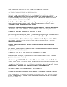 Gu&iacute;a de estudio de Medicina Legal para Estudiantes de Derecho