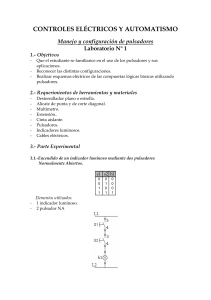 Controles El&eacute;ctricos y Automatizaci&oacute;n: Lab Pulsadores