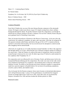 Tchaikovsky Symphony No. 6 Listening Report Outline