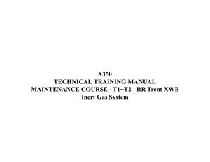 A350 Inert Gas System: Technical Training Manual for Maintenance Course