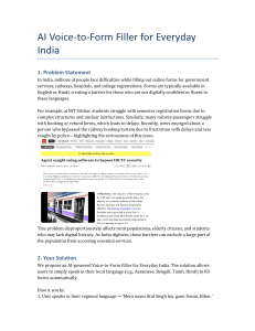 AI Voice-to-Form Filler for India: Solving Digital Barriers