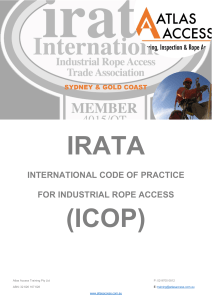 IRATA Rope Access Code of Practice