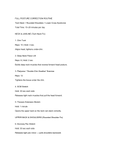 Posture Correction Routine: Tech Neck, Shoulders, Core