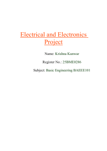 Electrical Circuit Analysis Project: Mesh & Node Analysis