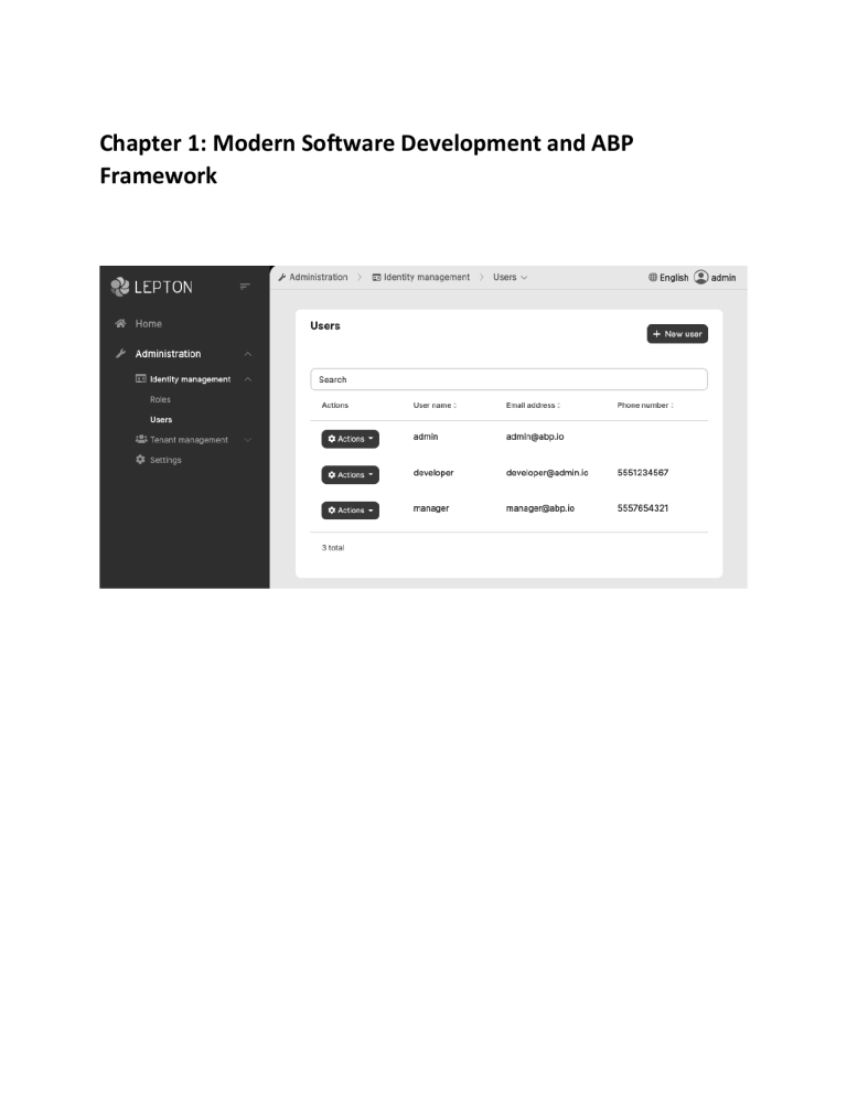 ABP Framework: Modern Software Development Guide