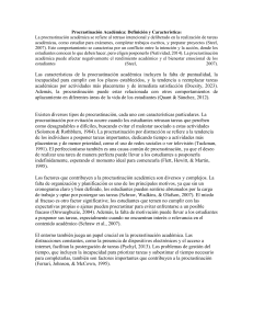 Procrastinaci&oacute;n Acad&eacute;mica: Definici&oacute;n y Caracter&iacute;sticas