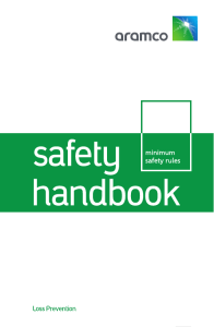 Saudi Aramco Safety Handbook: Minimum Safety Rules
