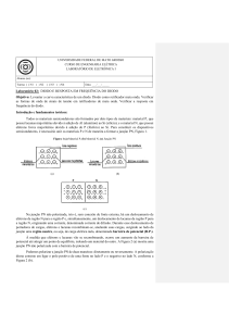 Manual de Laborat&oacute;rio: Caracter&iacute;sticas do Diodo e Resposta em Frequ&ecirc;ncia