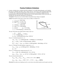 Thermodynamics Practice Problems with Solutions