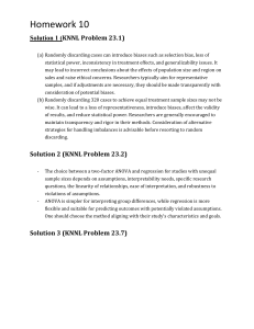 Homework 10 Solutions: KNNL Applied Statistics Problems & Analysis
