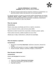 Gu&iacute;a de Aprendizaje 1: Planos T&eacute;cnicos-Mec&aacute;nicos
