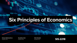 Six Principles of Economics Explained | IITU Student Presentation