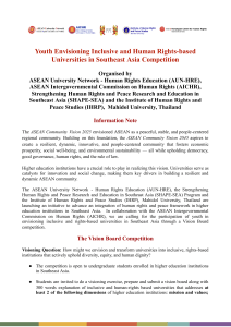 Youth Human Rights University Competition SEA