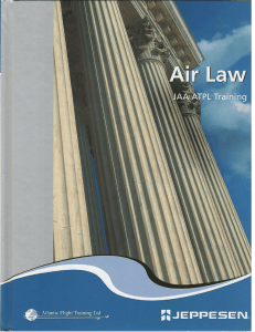 Jeppesen Air Law: JAA ATPL Training Manual for Pilots