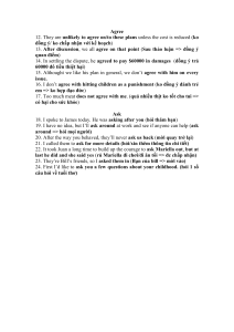 English Phrasal Verbs: Agree & Ask