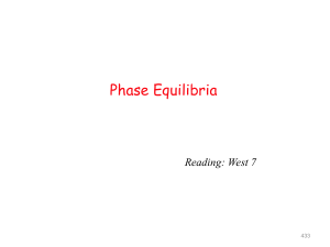 Phase Equilibria: Phase Diagrams and Thermodynamics