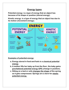Energy Types: Potential vs Kinetic Energy Explained