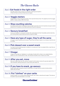 10 Glucose Hacks for Better Blood Sugar