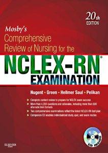 Mosby's Comprehensive Review of Nursing for The NCLEX-RN Examination 20th Edition PDF