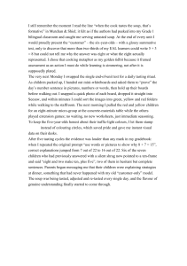 Formative Assessment in Grade 1: The Untasted Soup Metaphor