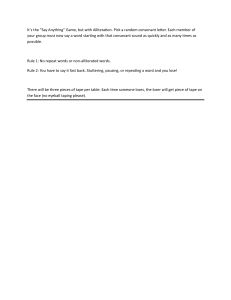 Alliteration Game: Say Anything Rules & Fun