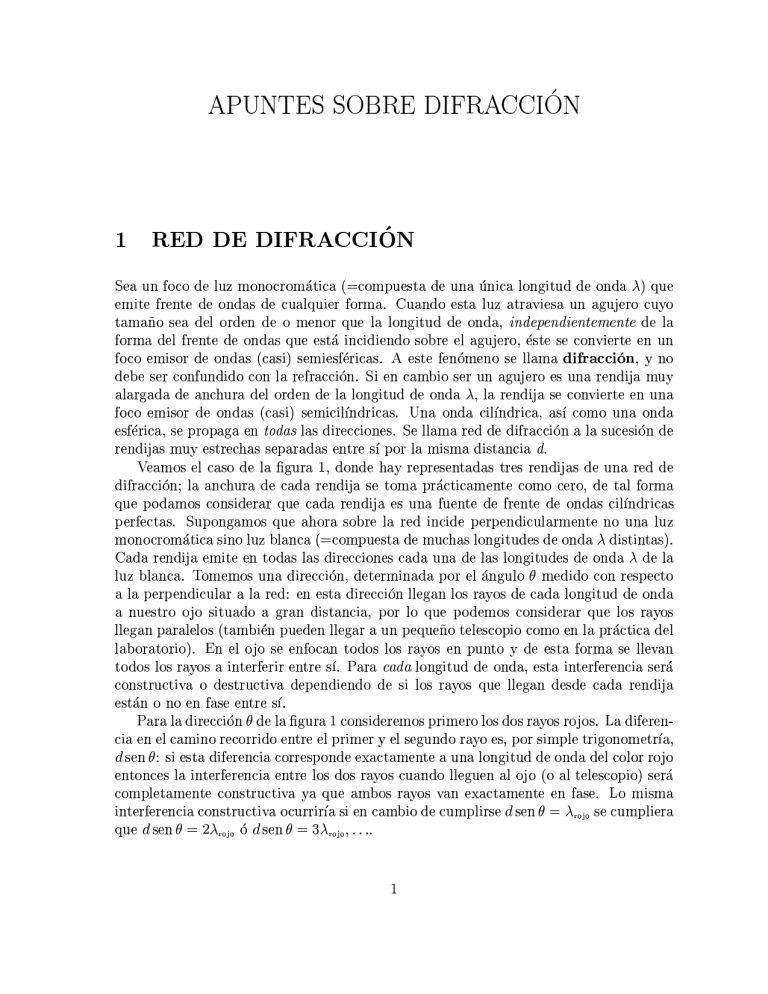 Diffraction Notes: Understanding Light Waves & Interference