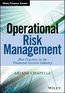 Operational Risk Management: Best Practices in the Financial Services Industry 1st Edition PDF