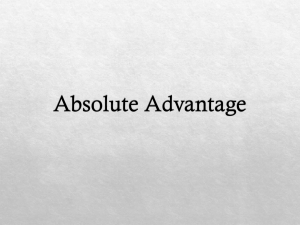 Absolute Advantage: Adam Smith's Economic Theory of Trade & Efficiency