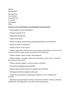Special Education IEP Guidelines: Goals, Services & Transition Planning