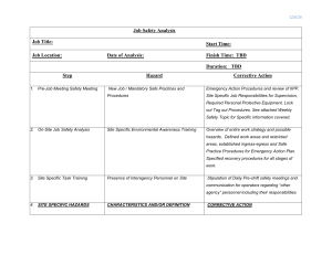 Job Safety Analysis Template