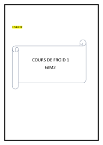 COURS FINAL GIM 1 FROID 1