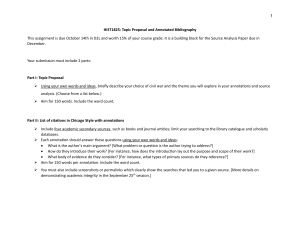 HIST1825 Topic Proposal and Annotated Bibliography2