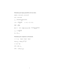 ing control - Formulario OR - LGR y BODE