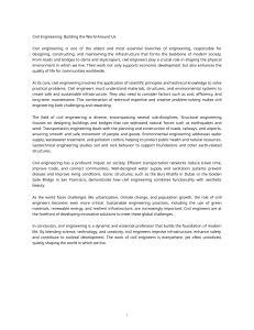 Civil Engineering: Building Modern Infrastructure