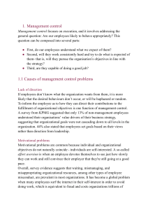 Management Control Systems